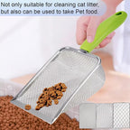 3PCS Stainless Steel Cat Litter Scoop, Litter Cleaner Corner Scoop Sand Sifter - Image 6