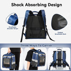 Petsfit Bird Carrier with Anti-Pecking Band, Bird Backpack Carrier with 2 Level - Image 5