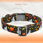 Elegant little tail Fall Dog Collars, Ghosts Pumpkin Print Halloween Pet Collar - Image 4