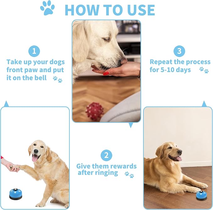 2 Pack Dog Doorbells, Pet Training Bells - Image 6