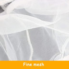 Bird Cage Cover, Breathable Nylon Mesh Seed Catcher Guard, Adjustable Elastic - Image 3