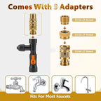 hygger Bucket-Free Aquarium Water Change Kit Metal Faucet Connector Fish Tank - Image 3