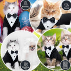 QBLEEV Cat Tuxedo Suit, Cat Halloween Costumes - Image 6