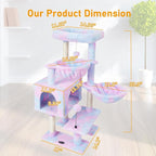 KIYUMI Cat Tree Cat Tower Condo - Image 6