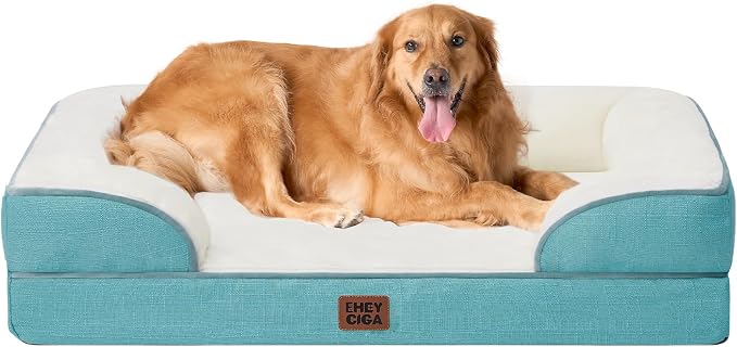 EHEYCIGA Orthopedic Dog Beds for Extra Large Dogs, Waterproof Memory Foam XL by EHEYCIGA