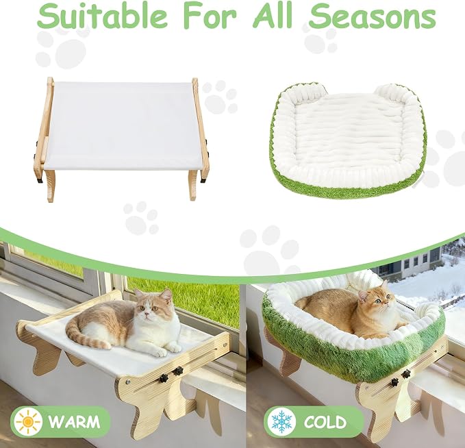 cat Window Perch for Indoor Cats Large Window Hammock - Image 3