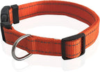 Adjustable Nylon Dog Collar, Reflective Collar 1 Inch 3/4 Inch 5/8 Inch Wide - Image 2