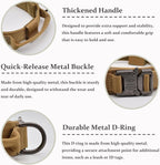 Tactical Dog Collar, Adjustable Military Training Nylon Dog Collar - Image 3