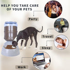 Automatic Dog Feeders, 3 Gallon Capacity Gravity Food Dispenser - Image 6