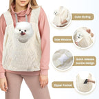 Pet Carrier Backpack, Adjustable Pet Front Cat Dog Carrier Backpack Travel Bag - Image 3