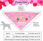 ADOGGYGO Dog Bandana Hat Set for Birthday Party Supply, Boy Girl Pet Birthday - Image 3