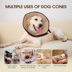 Dog Cone Collar After Surgery for Large Dogs, Adjustable Soft Cone for Dogs to - Image 5