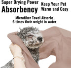 3 Pack Microfiber Dog Towels for Drying Dogs, Super Absorbent and Soft Pet - Image 4