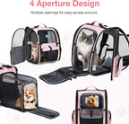 Lekebobor Large Cat Backpack Carrier Expandable Foldable Pet Carrier Backpack - Image 5