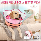 Supet Raised Inflatable Dog Cone Collar to Stop Licking, Soft Dog Cone - Image 4