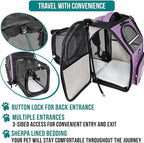 PetAmi Dog Cat Backpack Carrier, Expandable Pet Carrier Backpack - Image 4