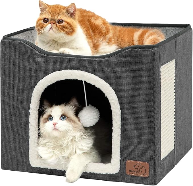 Bedsure Cat Beds for Indoor Cats by BEDSURE