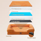 EHEYCIGA Orthopedic Dog Beds for Extra Large Dogs, Waterproof Memory Foam XXL - Image 5
