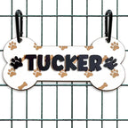 Personalized Dog Crate Sign Custom Dog Kennel Accessories Name Plate Doghouse by CustomYourMemories
