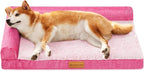 Patas Lague Orthopedic Dog Bed Large Sized Dog 36''X24'', Waterproof L Bolster by PatasLague