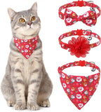 Breakaway Cat Collars with Bell & Cute Pendants by VKPETFR