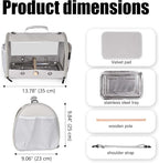 Small Bird Travel Carrier Cage for Long Tail BirdCockatiel Parakeet Parrot - Image 2