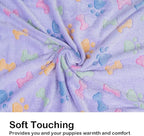 Dono 1 Pack 3 Dog Blankets, Soft Fluffy Fleece Pet Blanket Warm Sleep Mat Paw - Image 4