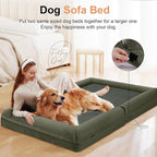 Large Dog Bed Orthopedic Washable: Jumbo Dog Bed Bolster Extra Large Dogs Egg - Image 3