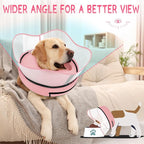 Supet Raised Inflatable Dog Cone Collar to Stop Licking, Soft Dog Cone - Image 5