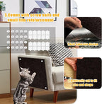 Cat Scratch Mat, 118.5"x17.4" Trimmable Self-Adhesive Cat Scratch Furniture - Image 4