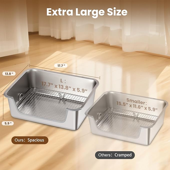 Rabbit Litter Box, Extra Large Bunny Litter Box - Image 2