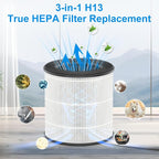 Tailulu 2 Packs D09 Air Purifier Replacement Filter, 3-in-1 True H13 True HEPA - Image 3