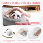 Dog Pillow - Soft Neck Pillows for Dogs, Washable Dog Calming Pillow for Better - Image 8