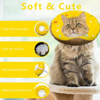 Cat Cone Collar Soft, Adjustable Cat Recovery Collars Kitten Cones to Stop - Image 3
