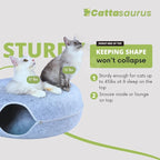 Cattasaurus Peekaboo Cat Cave Donut - Image 3