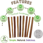 Nature Gnaws Thin Bully Sticks for Dogs 5-6" - Image 2