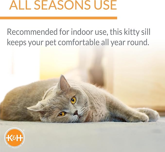 K&H Pet Products Bolster Kitty Sill Cat Window Perch Bed - Image 6