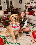 PET SHOW 50 Pack Christmas Big Dog Bandanas Bulk XL Washable Happy New Year - Image 7