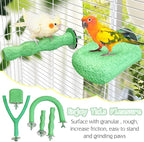 PINVNBY 5 Pack Bird Perch Resin Bird Beak Grinding Stone Parrot Cage Stand - Image 6