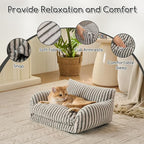 Hollypet Cat Bed Fluffy Plush Mutifuctional Double-Layer Soft Pet Couch - Image 6