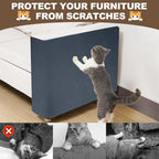 Cat Scratch Furniture Protector, 78.7"x15.8" Cat Scratching Mat, Trimmable - Image 4