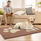 Buganda Dog Door Mat for Muddy Paws, Absorbent Dirt Trapper Washable Indoor - Image 8