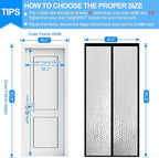 RELIANCER Magnetic Thermal Insulated Door Curtain, Waterproof EVA Door Cover - Image 2
