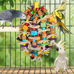 Medium Large Parrot Toys 20in Chewable Bird Toy - Image 5