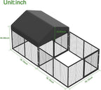 Outdoor Dog Kennel with Dog Fence - Image 2