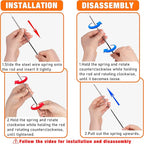 JXFUKAL 2025 Latest Cat Toys, 2 in 1 Spring Cat Wand Toy - Image 5