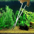 15in Aquascaping Tools, 4 in 1 Long Aquarium Tweezers Scissors Spatula - Image 6