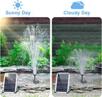 Solar Fountain Pump 12W Solar Water Fountain - Image 5