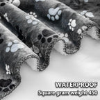Waterproof Pet Blanket Dog Blankets, Pattern Printing Super Soft Warm Fluffy - Image 3