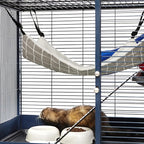 Jetec 2 Pack Cat Hammock for Cage, Catio Accessories Reversible Soft Cats Bed - Image 7
